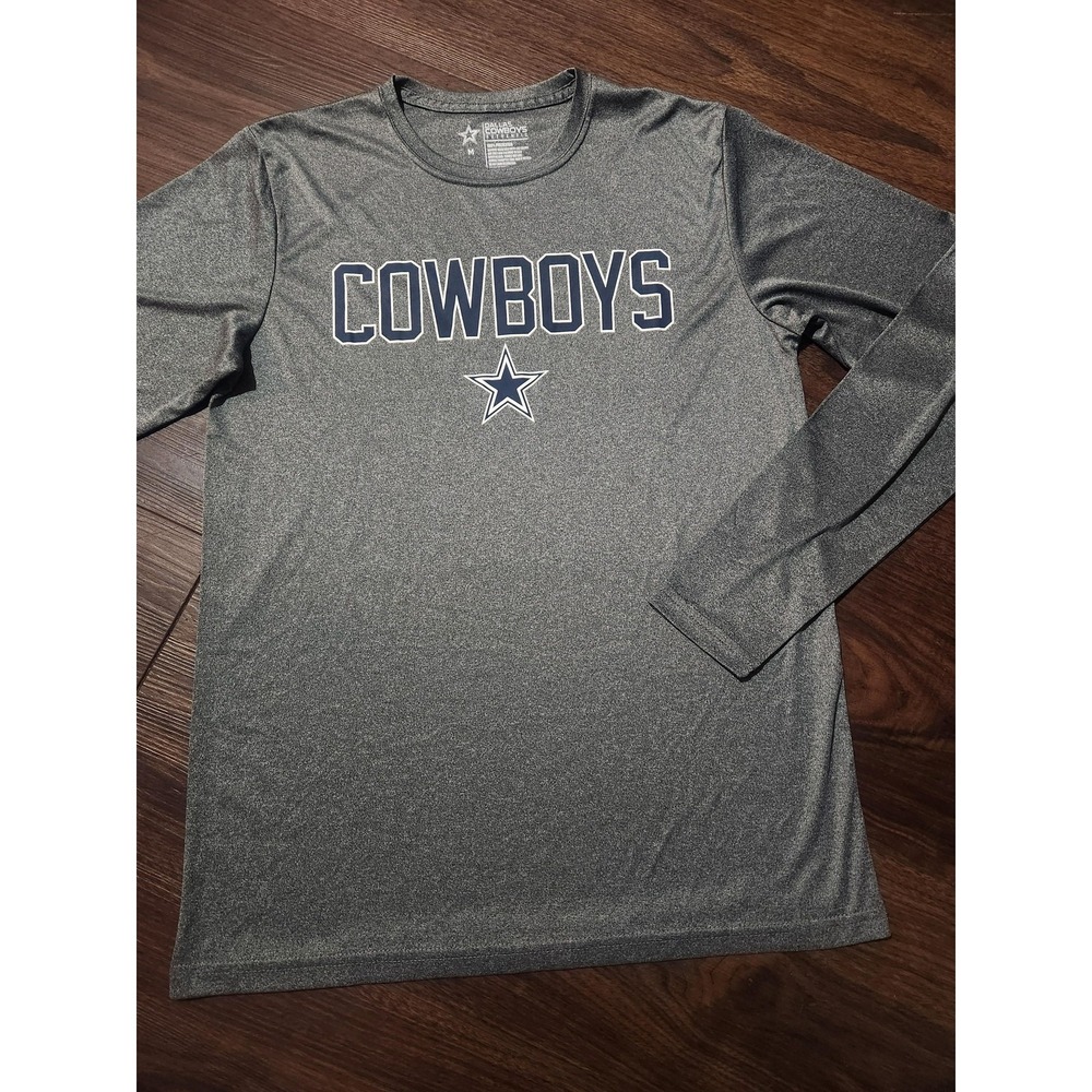 Dallas Cowboys Shirt Mens‎ Medium Gray NFL Football Dallas Cowboys Authentic